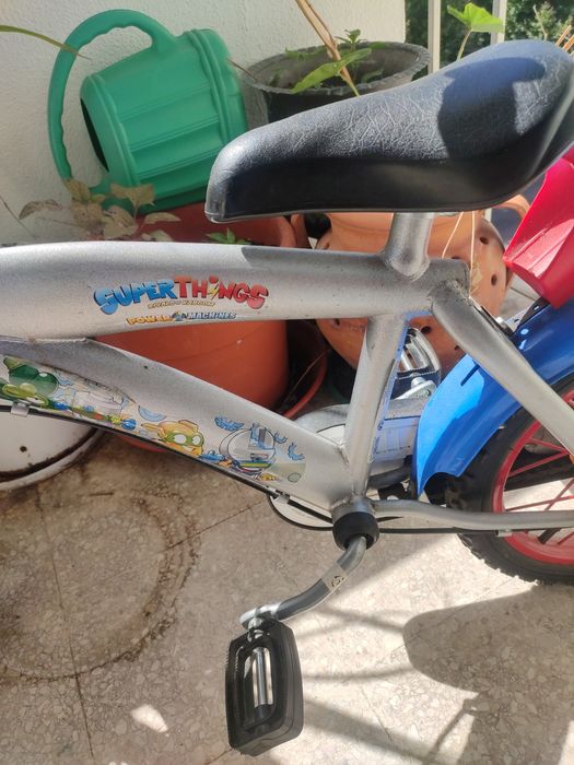 Toisma SuperThings Bicicleta para crianças com rodinhas removíveis