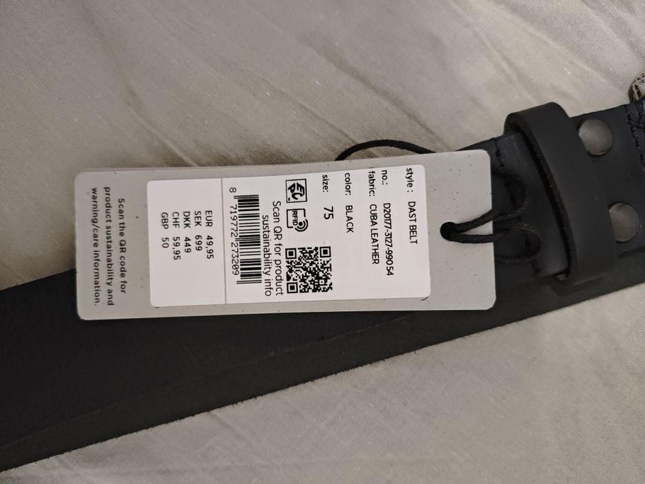 Cinto (novo)marca GSTAR em pele de búfalo