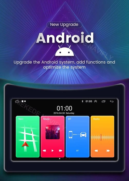 Автомагнитола штатная Navifly Android 2Din Skoda Octavia 2 A5 2004-201
