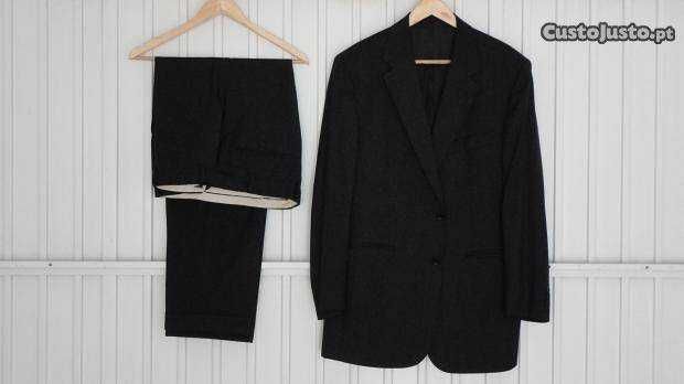 Fato homem Vitale Barberis Canonico cinza escuro