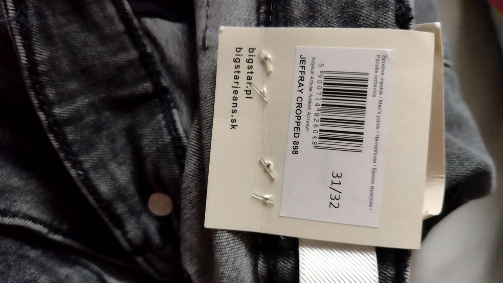 Spodnie dżinsowe męskie