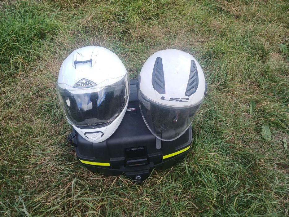 Kask szczekowy  /otwarty/z blendą