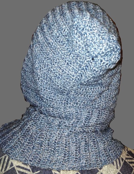 Шарф-каптур (капюшон), ручна робота!