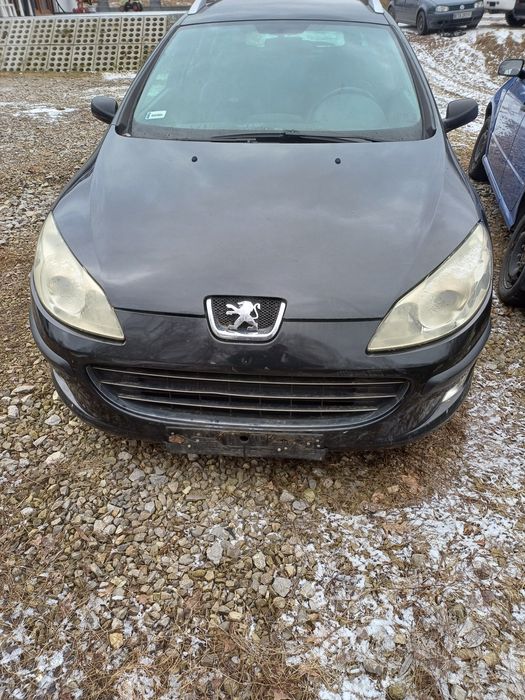 Przód peugeot 407 czarny EXLD 2.0hdi 2004r