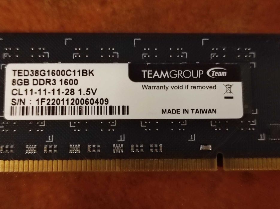Team Group DDR3 8gb 1600mhz