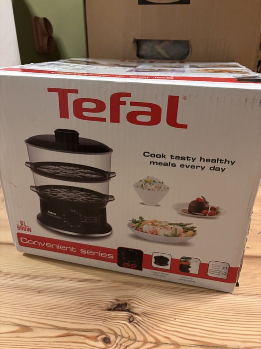 Parowar tefal nowy dwupoziomowy 6l