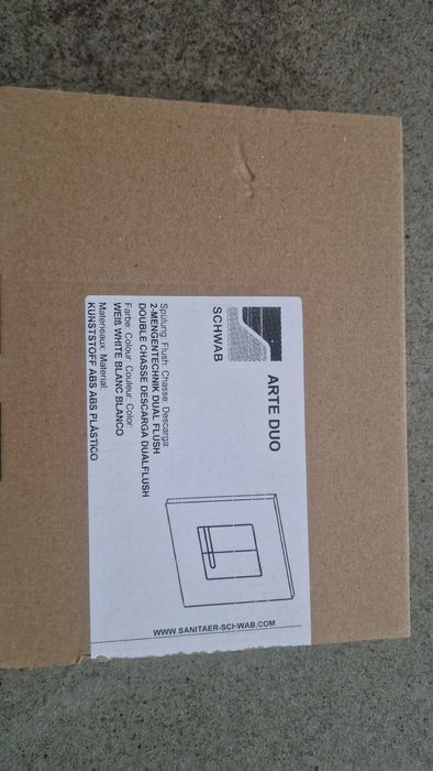 Przycisk do WC Arte Duo