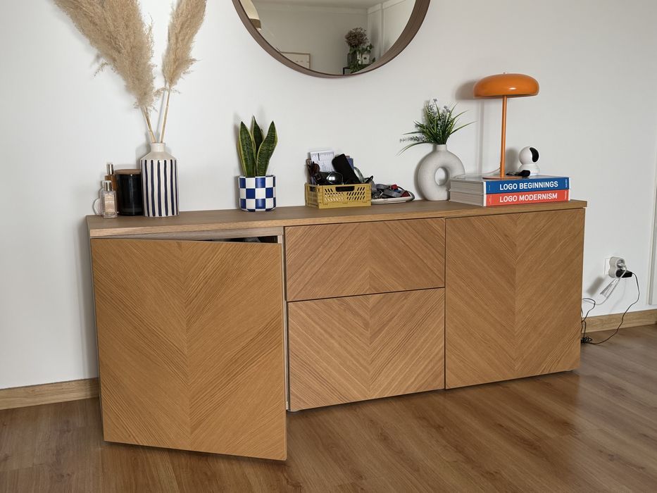 Cómoda 2 módulos mais tampo IKEA