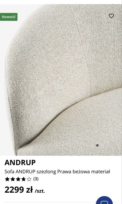 Sofa Andrup szezląg