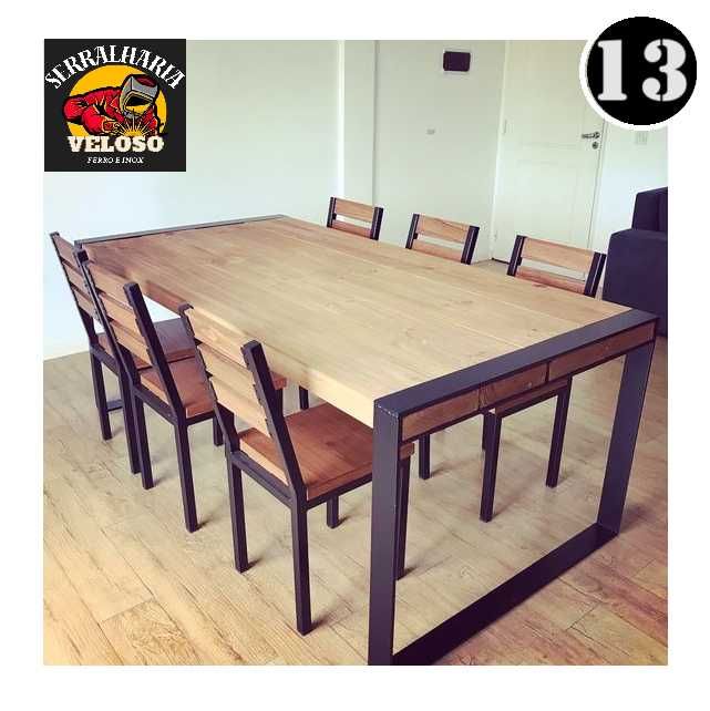 Conjunto de mesas e cadeiras (NOVAS)