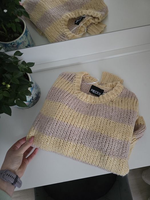 Zestaw damskich ubrań sweterków wełniane kaszmir S/M