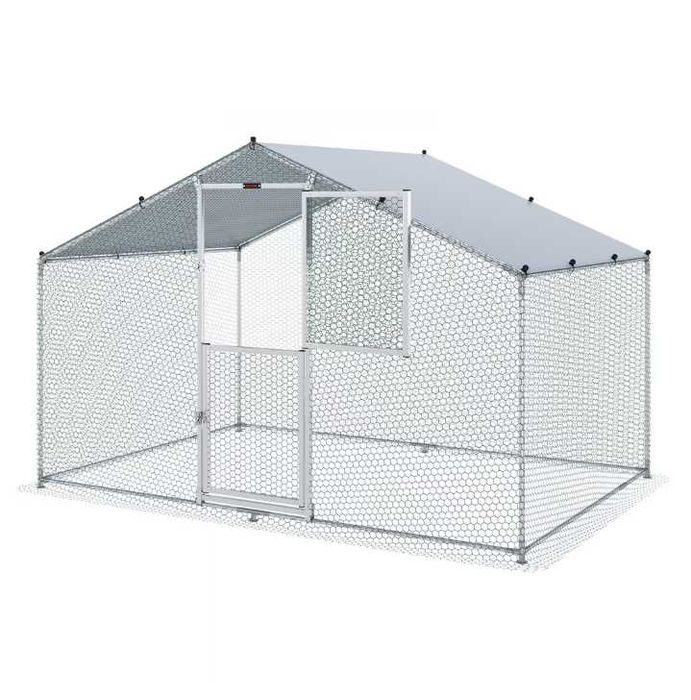 Курник вольєр для домашніх птахів 6м² ZooGuard курятник вольєр для кур