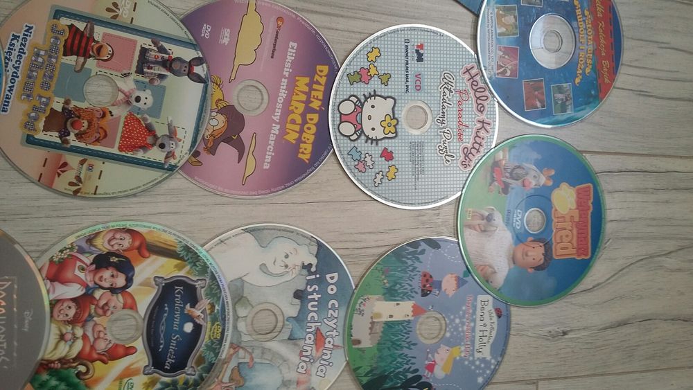 Plyty cd, dvd, vcd opowiadania,piosenki,bajki dla dzieci