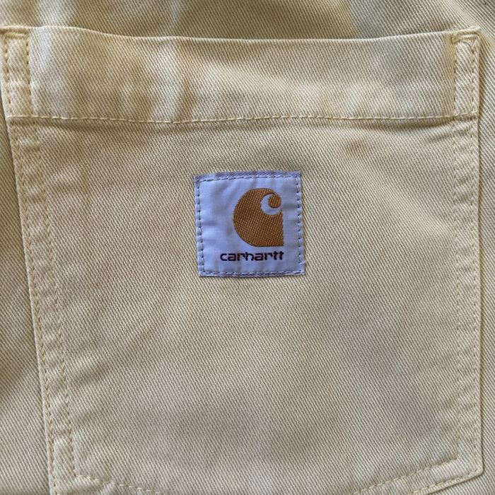 Calções Carhartt WIP Floyde em Amarelo - NOVOS Tamanho S