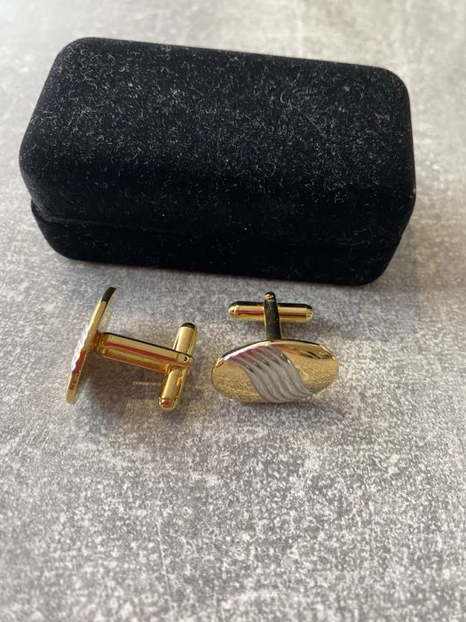 Vintage spinki do mankietów