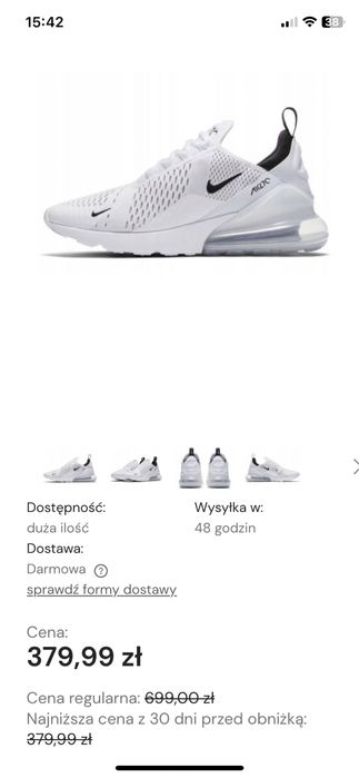 Buty nike air max 270