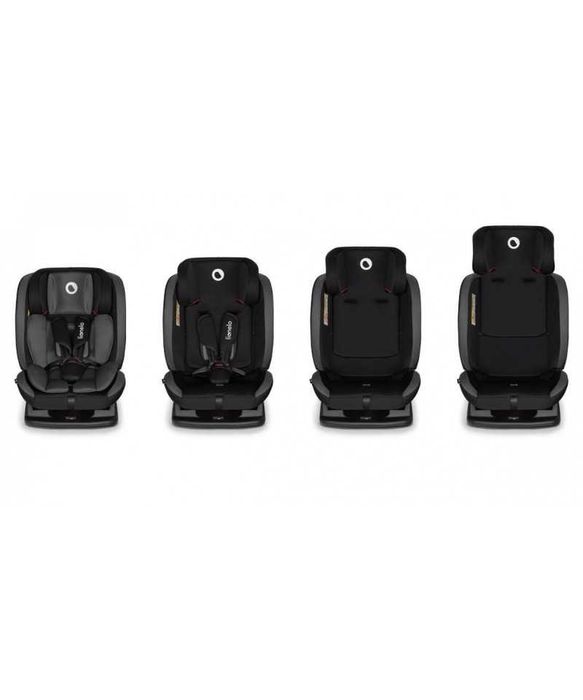Fotelik Samochodowy Lionelo Aart Black Carbon Red 0-36 Kg