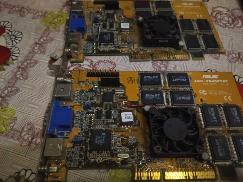 Видеокарта AGP порт раритет 3DFX Voodoo (N-шт) рабочая