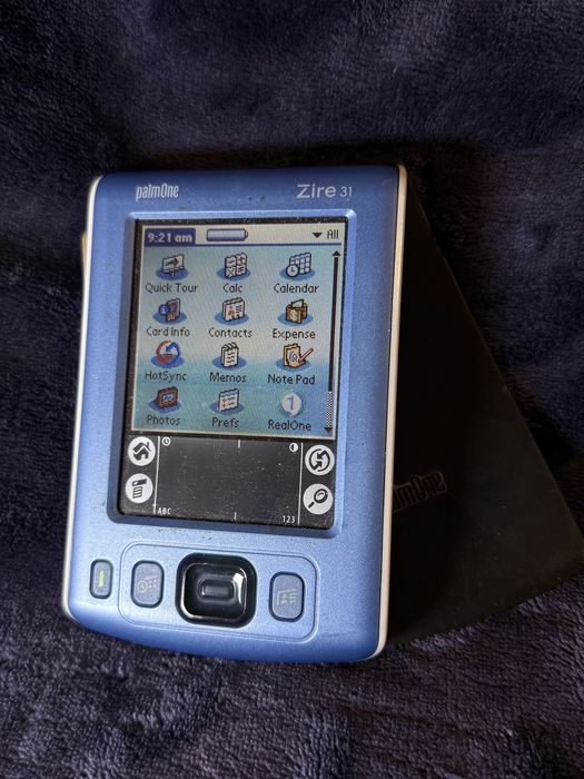 PalmOne Zire 31 – retro komputer kieszonkowy / PDA