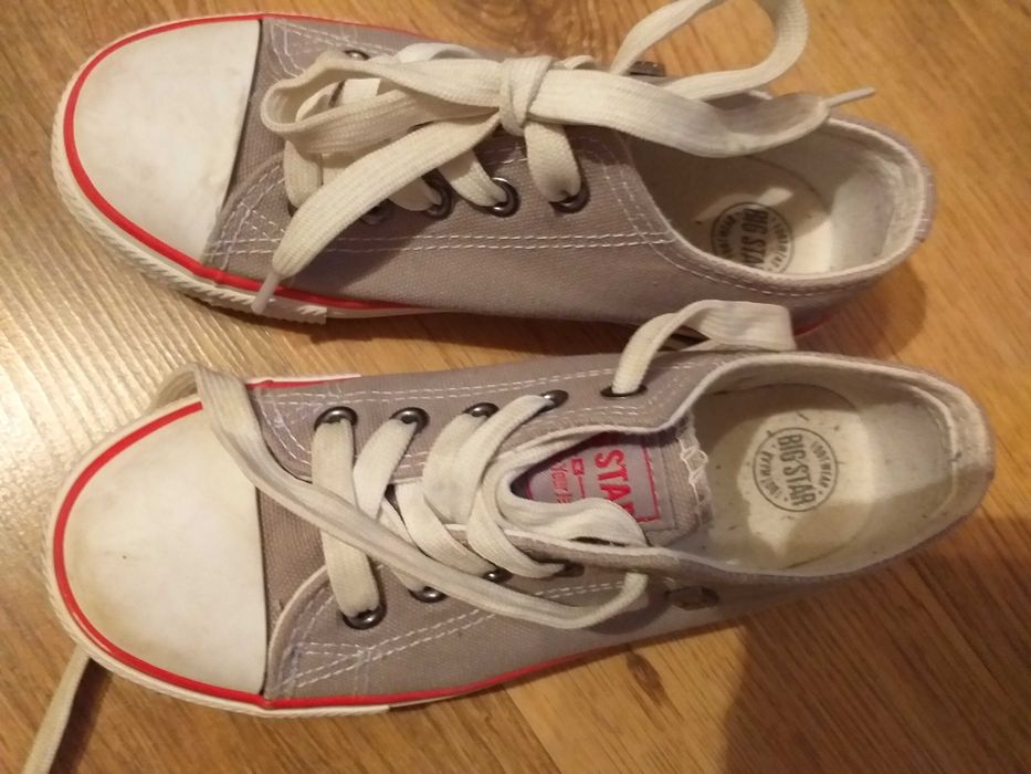 Szare trampki Big Star 33 wkladka 21 cm