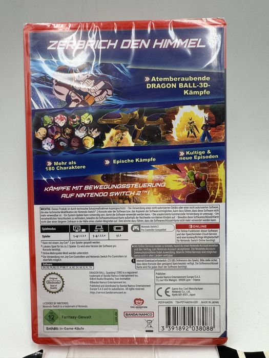 Nowa PL Dragon Ball Sparking Zero Switch 2 Gwarancja
