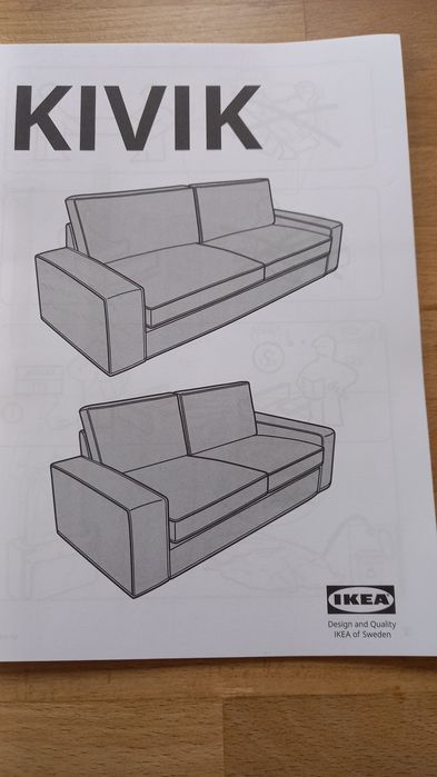 Pokrowiec kanapy KIVIK ikea 2 osobowej