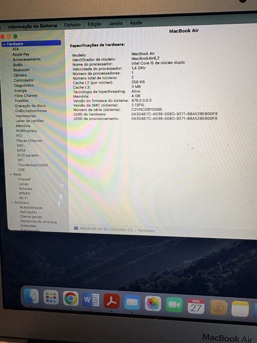 MacBook Air 13” 2014 – Intel Core i5 – Muito bom estado