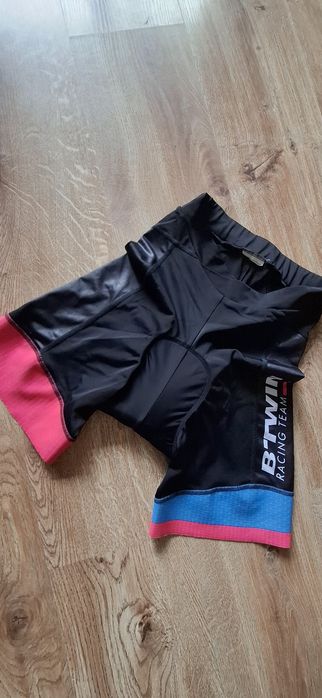 Spodenki kolarskie DECATHLON B-TWIN damskie M krótkie z wkładką