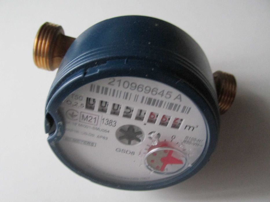 Счетчик холодной воды.