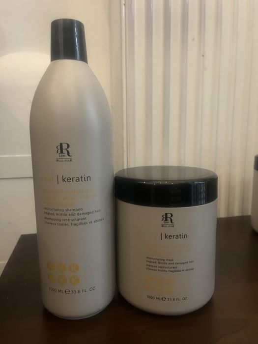 Szampon 1l + Maska 1l rr line keratin