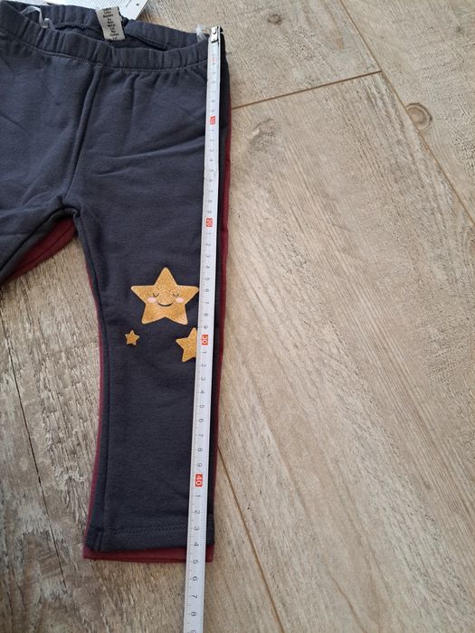 Getry/ legginsy ocieplane - 2 pak - rozm 86