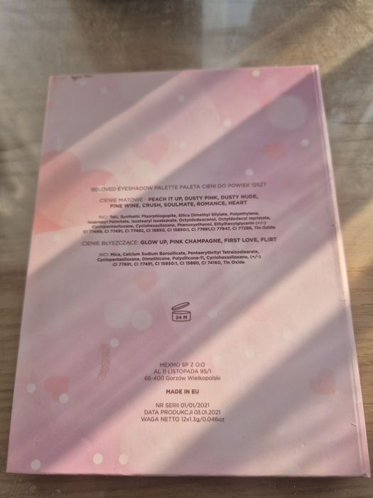 Paleta Cieni Mexmo Beloved