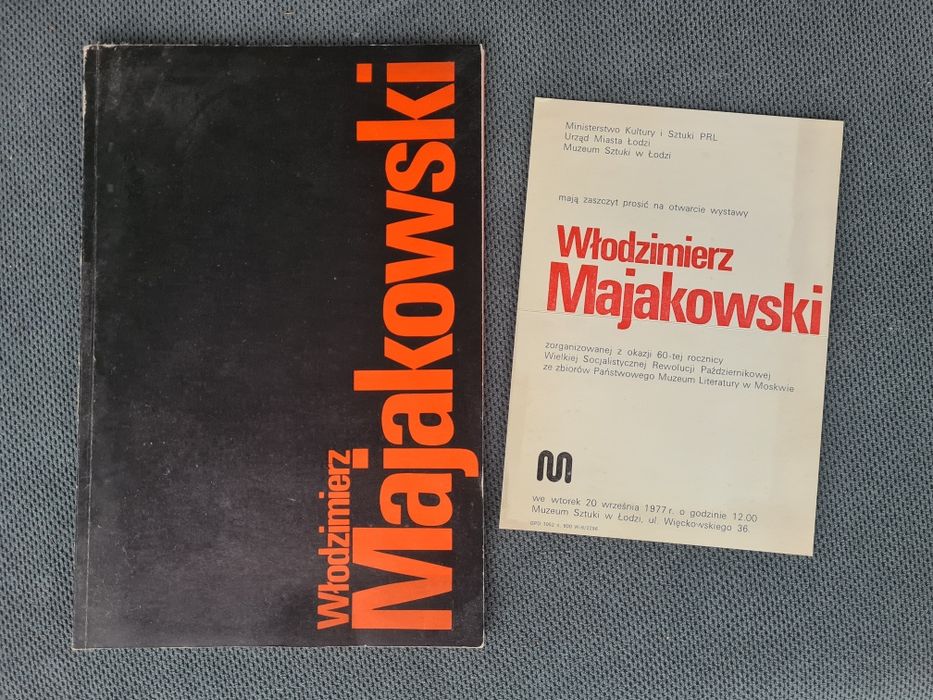 Włodzimierz Majakowski - życie i twórczość, katalog wystawy 1977