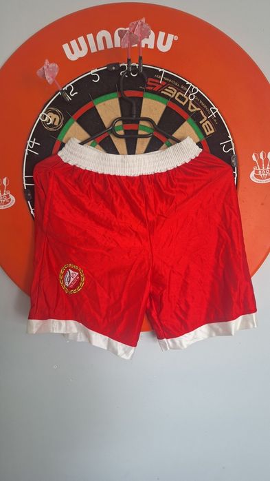 Widzew Łódź spodenki piłkarskie vintage lata 80's football shorts