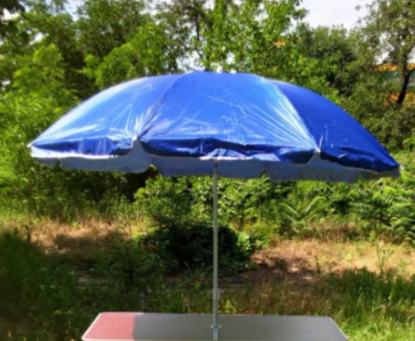 Столик для пікніка розкладний з пазом для парасольки та 4 стільцями