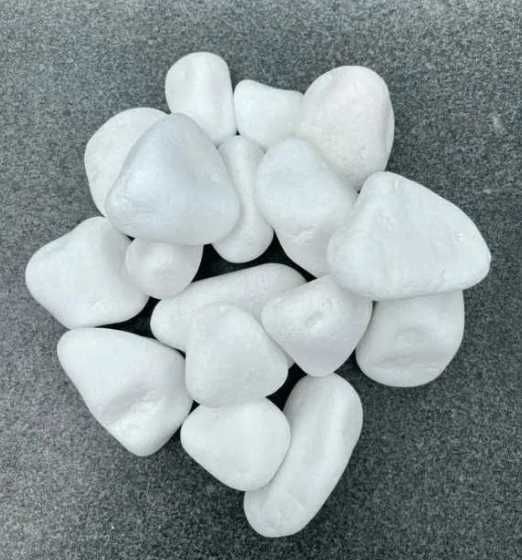 Śnieżnobiały Otoczak Grecki Worki  1-2, 2-4, 4-8 cm Thassos Akwarium