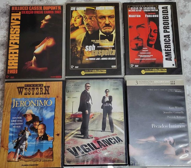 20 DVDs de Filmes Diversos Originais