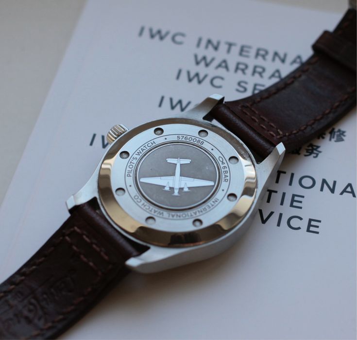 IWC Pilot 36 zegarek oryginal pudelko i wszystkie dokumenty