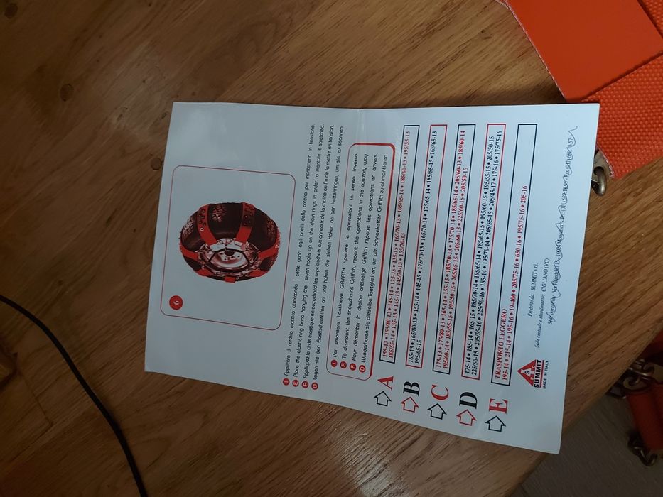 Автомобільні ланцюги паски на колеса італія