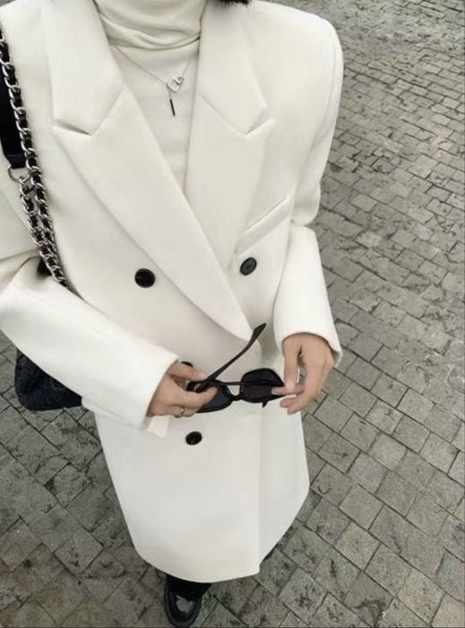 Пальто в стилі zara, тренч zara, пальто молочного кольору, біле
