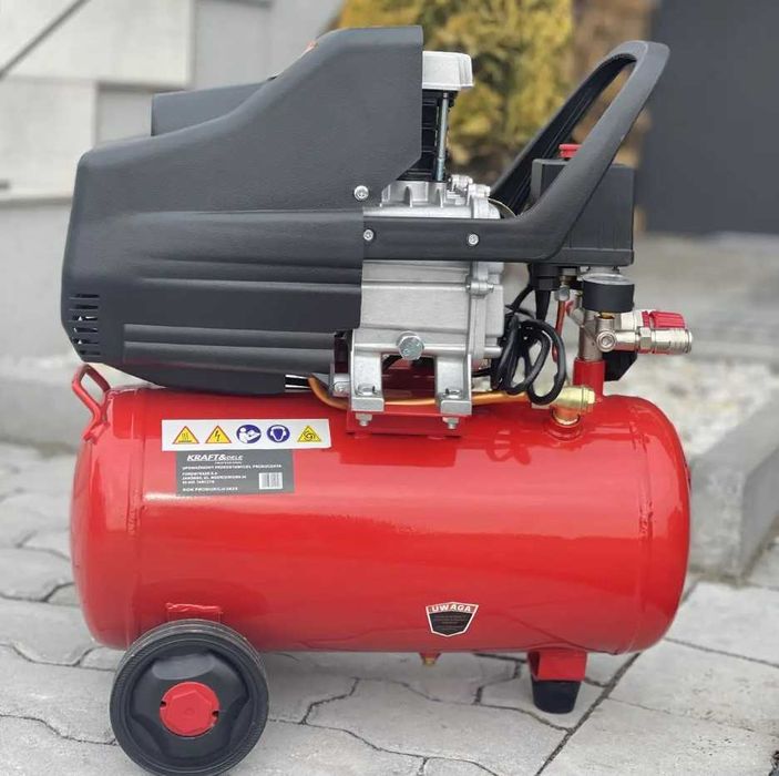 Компресор повітряний 24 л Kraft&Dele KD400 8 бар 230 л/хв Польща