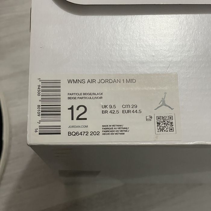 Air Jordan 1 Mid ‘Canyon Rust’ EU44.5