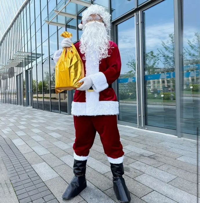 Акція Костюм Санта Клаус, Миколай, Дід Мороз прокат оренда
