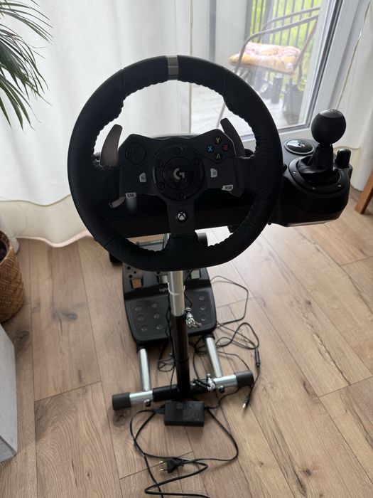 Kierownica Logitech G920 + Logitech Driving Force Shifter + Sluchawki Logitech Astro A10 + stojak Wheel Stand Pro Deluxe V2 JAK NOWE! GWARANCJA!