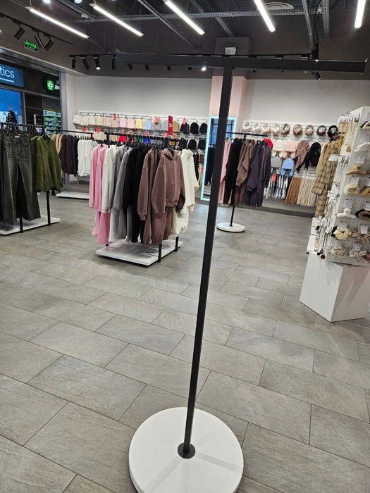 Стійка-рейл для одягу (двоопорна)