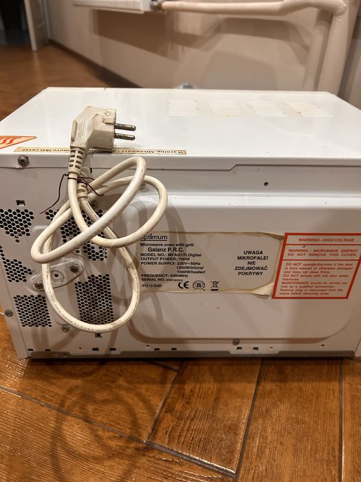 Kuchenka mikrofalowa mikrofalowka optimum sprawna w 100%