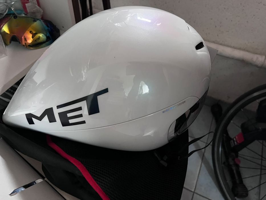 Kask Met Drone Wide Body rozmiar L biały