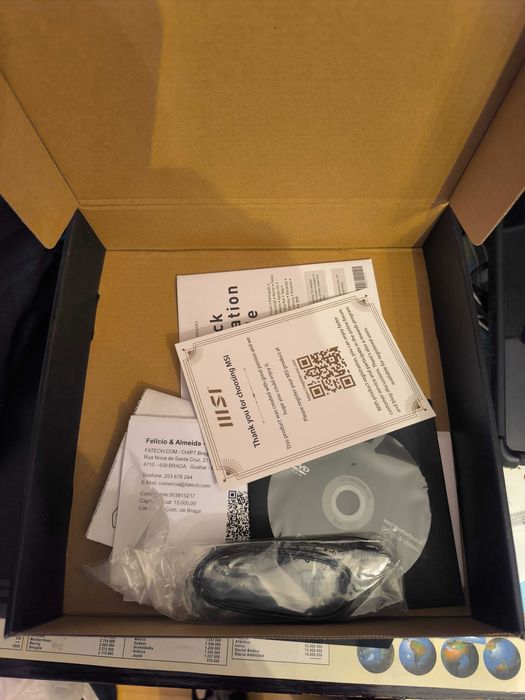 Bundle caixa, motherboard, fonte e placa de rede