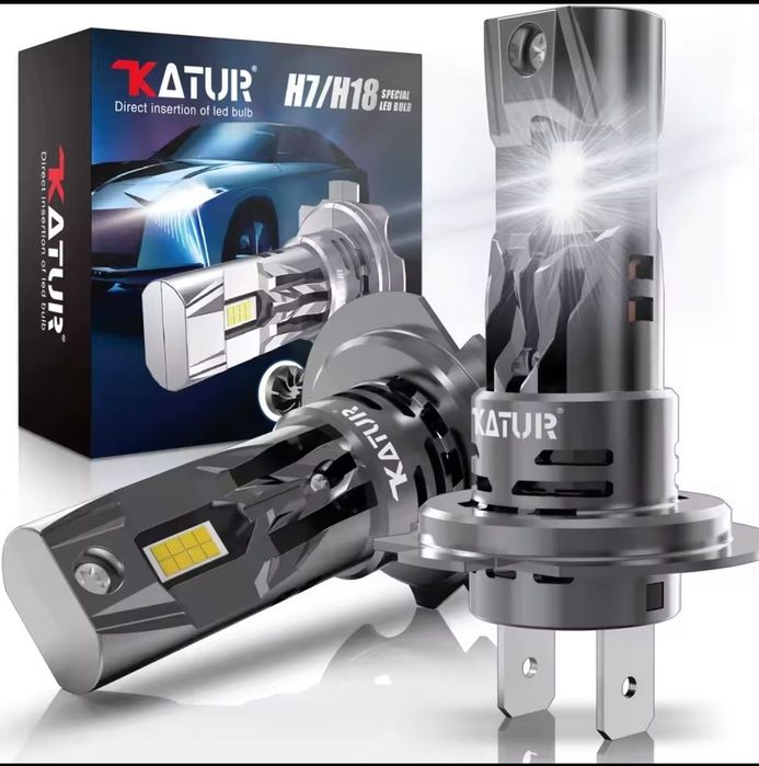 KATUR Led H7 Canbus з кулером охолодження 120w/пара 9-18V