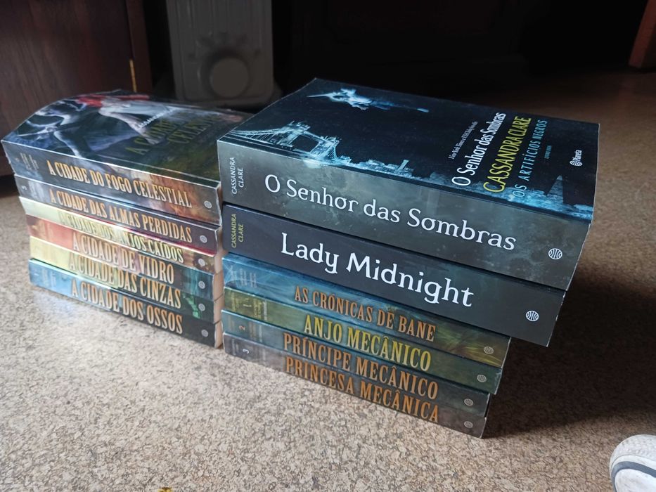 Livros "Caçadores de Sombras", 3 coleções, Cassandra Clare